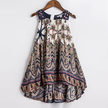 Load image into Gallery viewer, Girls Summer Dress Bohemian Style Printing Beach Dress Baby Girls Princess Dress Kids Dresses For Girls Children Summer Clothes