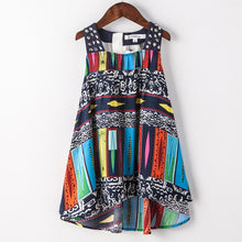 Load image into Gallery viewer, Girls Summer Dress Bohemian Style Printing Beach Dress Baby Girls Princess Dress Kids Dresses For Girls Children Summer Clothes