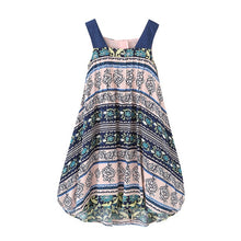 Load image into Gallery viewer, Girls Summer Dress Bohemian Style Printing Beach Dress Baby Girls Princess Dress Kids Dresses For Girls Children Summer Clothes