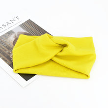 Load image into Gallery viewer, Spring Summer Solid Color Baby Headband Girls Twisted Knotted Soft Elastic Baby Girl Headbands Hair Accessories Haarband