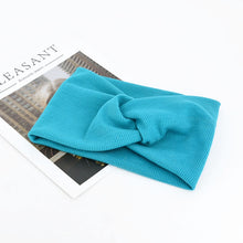 Load image into Gallery viewer, Spring Summer Solid Color Baby Headband Girls Twisted Knotted Soft Elastic Baby Girl Headbands Hair Accessories Haarband