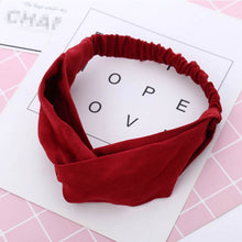 Load image into Gallery viewer, Spring Summer Solid Color Baby Headband Girls Twisted Knotted Soft Elastic Baby Girl Headbands Hair Accessories Haarband