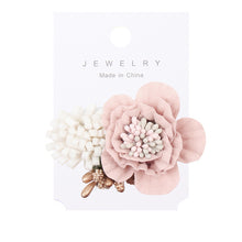 Load image into Gallery viewer, IBOWS Hair Accessories Lovely Baby Headband Fake Flower Nylon Hair Bands For Kids Artificial Floral Elastic Head Bands Headwear