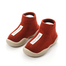 Load image into Gallery viewer, Unisex Baby Shoes First Shoes Baby Walkers Toddler First Walker Baby Girl Kids Soft Rubber Sole Baby Shoe Knit Booties Anti-slip