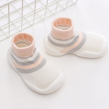 Load image into Gallery viewer, Unisex Baby Shoes First Shoes Baby Walkers Toddler First Walker Baby Girl Kids Soft Rubber Sole Baby Shoe Knit Booties Anti-slip