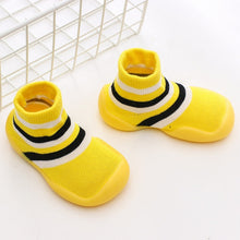 Load image into Gallery viewer, Unisex Baby Shoes First Shoes Baby Walkers Toddler First Walker Baby Girl Kids Soft Rubber Sole Baby Shoe Knit Booties Anti-slip