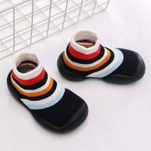 Load image into Gallery viewer, Unisex Baby Shoes First Shoes Baby Walkers Toddler First Walker Baby Girl Kids Soft Rubber Sole Baby Shoe Knit Booties Anti-slip