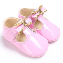 Load image into Gallery viewer, Newborn Baby Girls Shoes PU leather Buckle First Walkers Red Black Pink White Blue