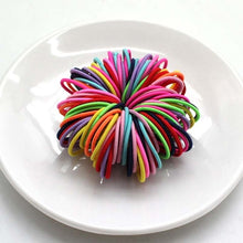 Load image into Gallery viewer, 3CM Girl Hair Accessories - Rubber bands Scrunchy Elastic Hair Bands 100pc/Lot
