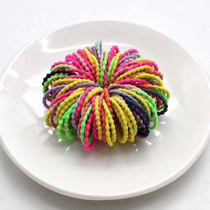 3CM Girl Hair Accessories - Rubber bands Scrunchy Elastic Hair Bands 100pc/Lot