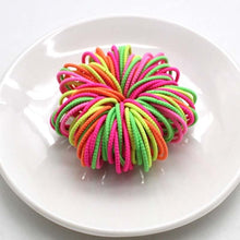 Load image into Gallery viewer, 3CM Girl Hair Accessories - Rubber bands Scrunchy Elastic Hair Bands 100pc/Lot
