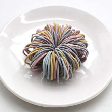 Load image into Gallery viewer, 3CM Girl Hair Accessories - Rubber bands Scrunchy Elastic Hair Bands 100pc/Lot
