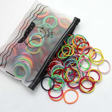 Load image into Gallery viewer, 3CM Girl Hair Accessories - Rubber bands Scrunchy Elastic Hair Bands 100pc/Lot
