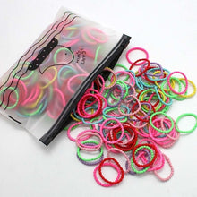 Load image into Gallery viewer, 3CM Girl Hair Accessories - Rubber bands Scrunchy Elastic Hair Bands 100pc/Lot

