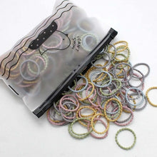 Load image into Gallery viewer, 3CM Girl Hair Accessories - Rubber bands Scrunchy Elastic Hair Bands 100pc/Lot
