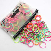 Load image into Gallery viewer, 3CM Girl Hair Accessories - Rubber bands Scrunchy Elastic Hair Bands 100pc/Lot
