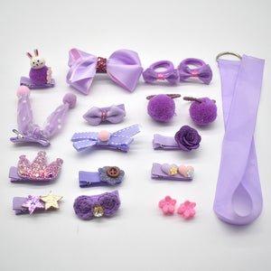 New Kids Hair Accessories - Hairpins Barrettes - Bow Flower Headwear 18pcs/Lot