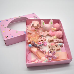 New Kids Hair Accessories - Hairpins Barrettes - Bow Flower Headwear 18pcs/Lot