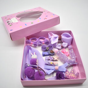 New Kids Hair Accessories - Hairpins Barrettes - Bow Flower Headwear 18pcs/Lot