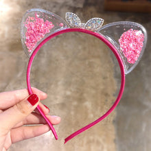 Load image into Gallery viewer, Cute Cat Ears Headband Baby Girls Hairbands Korean Children Princess Kids Hair Accessories Scrunchie Christmas Gift
