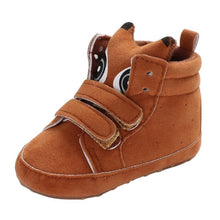 Load image into Gallery viewer, Baby Autumn Shoes Kid Boy Girl Fox Head Lace Cotton Cloth First Walker Anti-slip Soft Sole Toddler Sneaker 1 Pair
