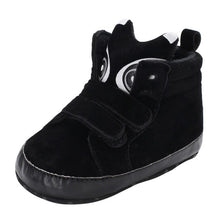 Load image into Gallery viewer, Baby Autumn Shoes Kid Boy Girl Fox Head Lace Cotton Cloth First Walker Anti-slip Soft Sole Toddler Sneaker 1 Pair
