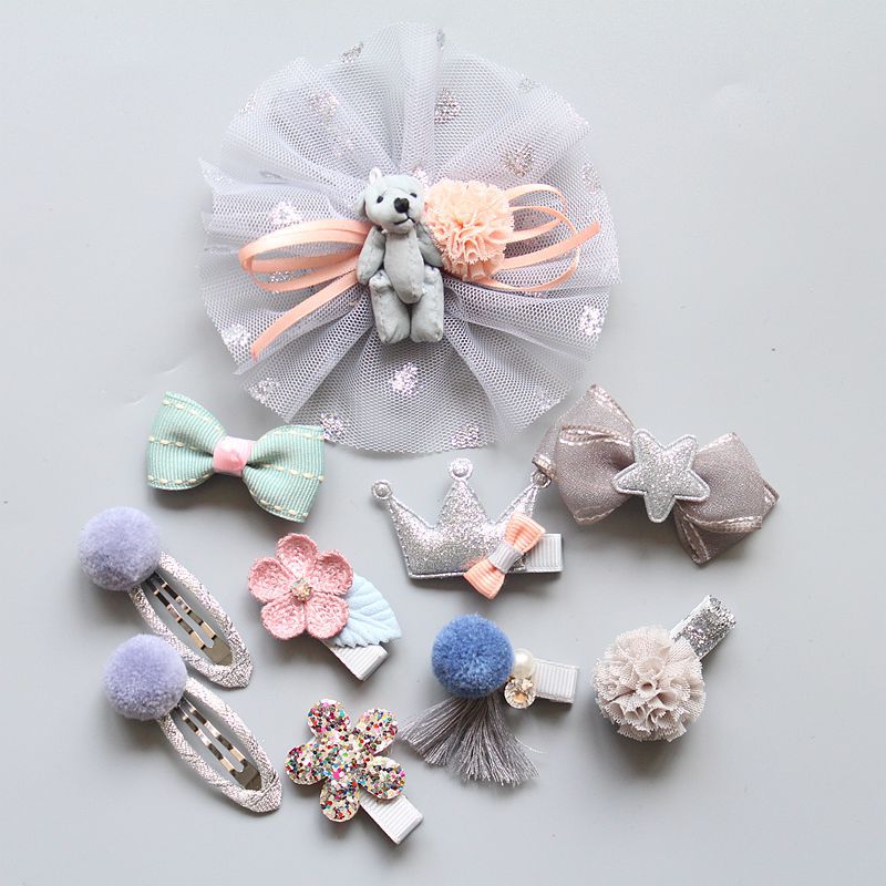 Baby Hair Clips Cartoon Baby Headband - Cute Bow Flower 24pcs