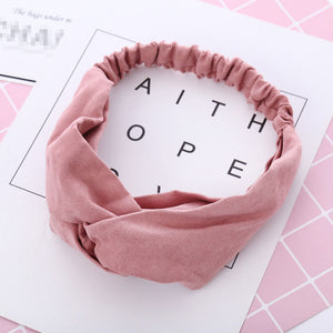 Spring Summer Solid Color Baby Headband Girls Twisted Knotted Soft Elastic Baby Girl Headbands Hair Accessories Haarband