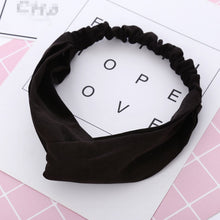 Load image into Gallery viewer, Spring Summer Solid Color Baby Headband Girls Twisted Knotted Soft Elastic Baby Girl Headbands Hair Accessories Haarband
