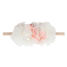 Load image into Gallery viewer, IBOWS Hair Accessories Lovely Baby Headband Fake Flower Nylon Hair Bands For Kids Artificial Floral Elastic Head Bands Headwear
