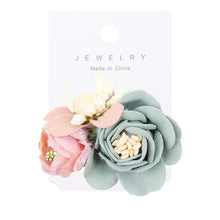 Load image into Gallery viewer, IBOWS Hair Accessories Lovely Baby Headband Fake Flower Nylon Hair Bands For Kids Artificial Floral Elastic Head Bands Headwear
