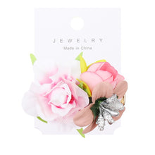 Load image into Gallery viewer, IBOWS Hair Accessories Lovely Baby Headband Fake Flower Nylon Hair Bands For Kids Artificial Floral Elastic Head Bands Headwear
