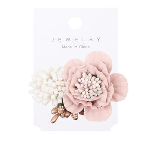 IBOWS Hair Accessories Lovely Baby Headband Fake Flower Nylon Hair Bands For Kids Artificial Floral Elastic Head Bands Headwear
