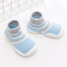 Load image into Gallery viewer, Unisex Baby Shoes First Shoes Baby Walkers Toddler First Walker Baby Girl Kids Soft Rubber Sole Baby Shoe Knit Booties Anti-slip
