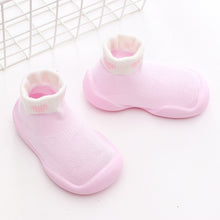 Load image into Gallery viewer, Unisex Baby Shoes First Shoes Baby Walkers Toddler First Walker Baby Girl Kids Soft Rubber Sole Baby Shoe Knit Booties Anti-slip
