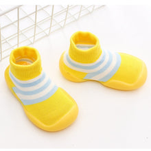 Load image into Gallery viewer, Unisex Baby Shoes First Shoes Baby Walkers Toddler First Walker Baby Girl Kids Soft Rubber Sole Baby Shoe Knit Booties Anti-slip
