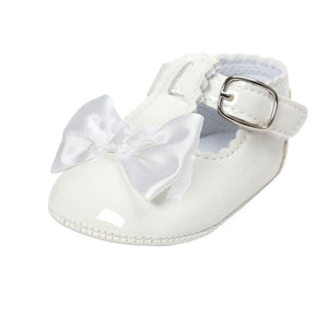 Newborn Baby Girls Shoes PU leather Buckle First Walkers Red Black Pink White Blue