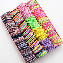 Load image into Gallery viewer, 3CM Girl Hair Accessories - Rubber bands Scrunchy Elastic Hair Bands 100pc/Lot
