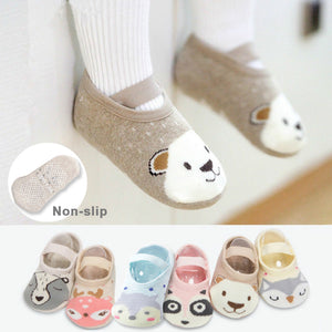 Baby Girls Boys Cute Cartoon Non-slip Cotton Toddler Floor Socks